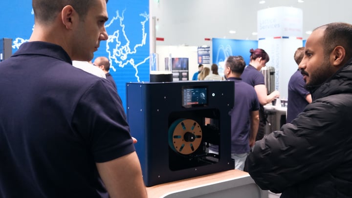 The Filament Maker TWO in our booth.