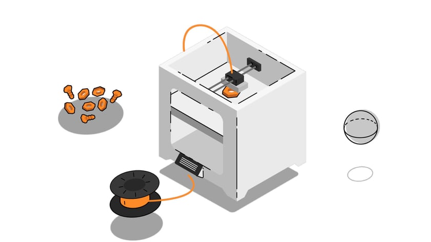 3d printer printing with recycled filament