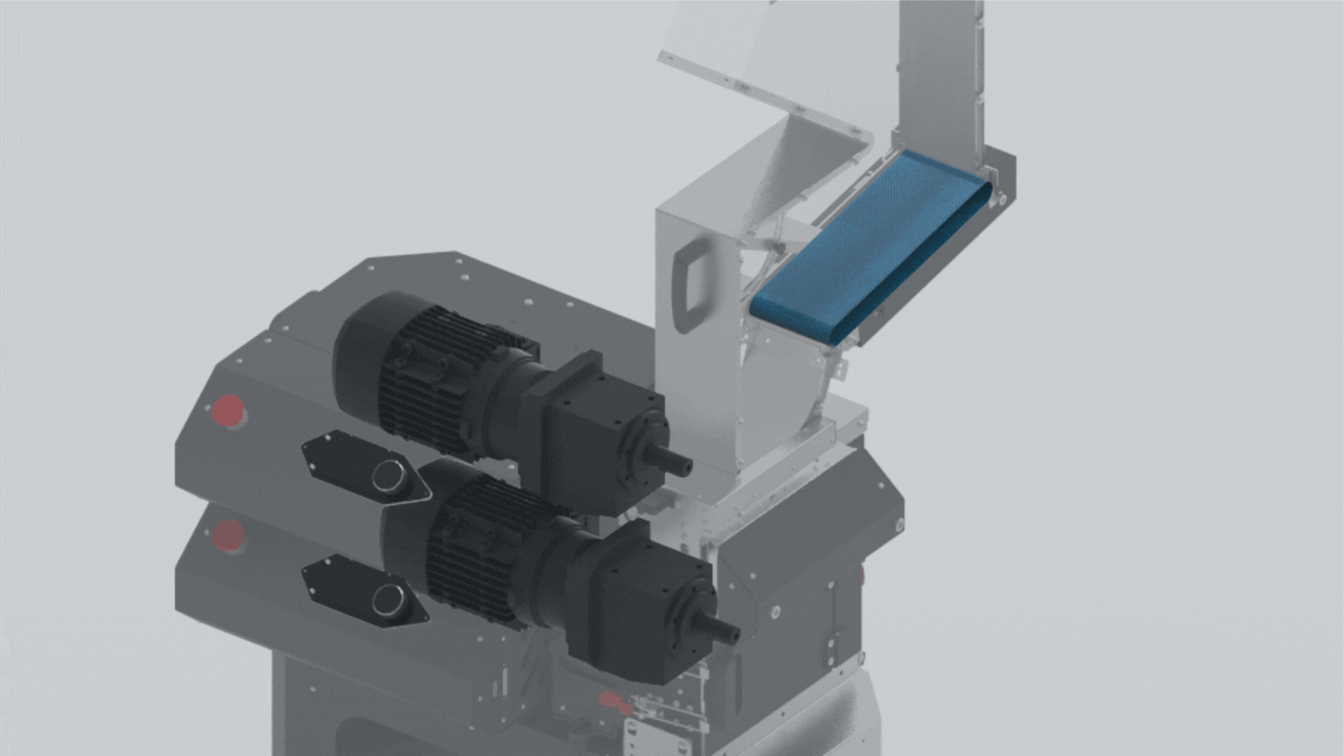 GIF shoing the smart feeder system inside the hopper.