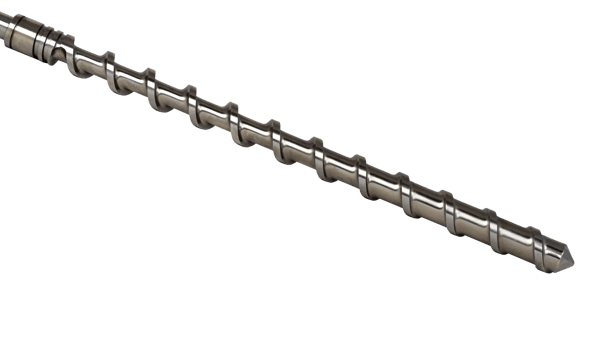 Extruder precision screw