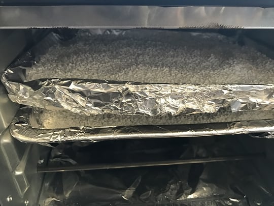 Drying Virgin Polycarbonate Granules Oven
