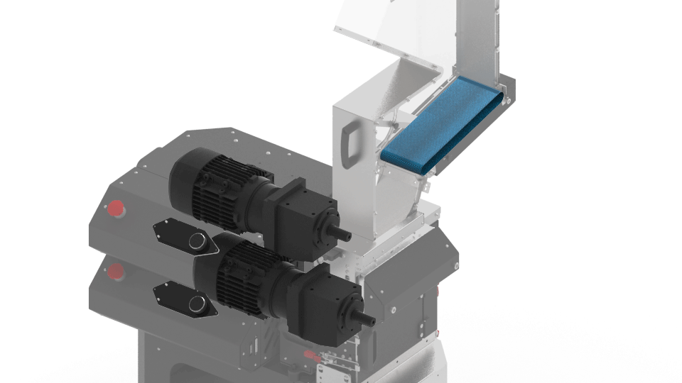 GP20 Plastic Shredder - Intelligent feeding