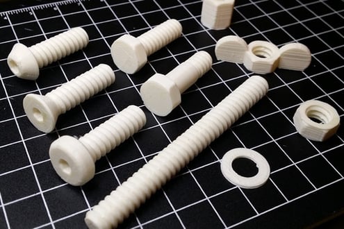 3D Printed Nuts and Bolts