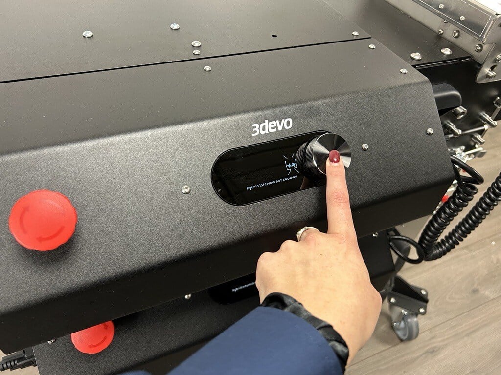GP20 Plastic Shredder - Starting the shredder