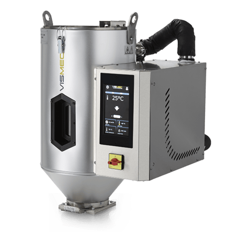 The desiccant dryer without the trolley.