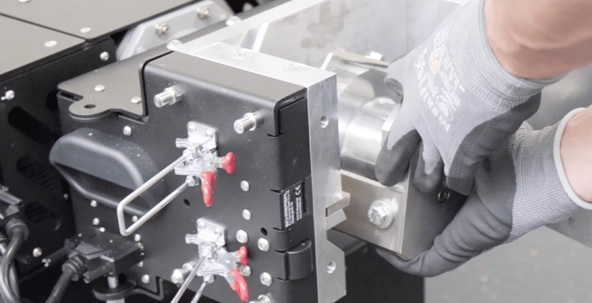 GP20 Plastic Shredder - Remove the granulator rotor
