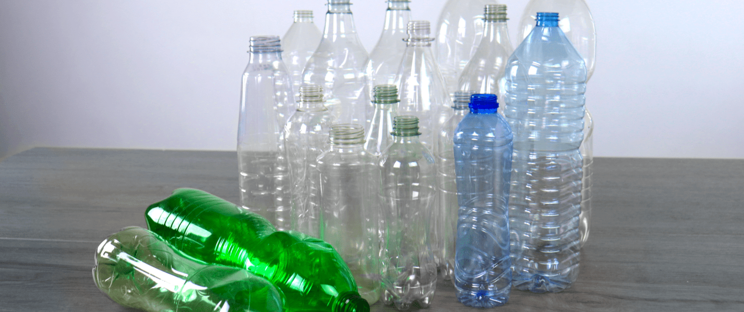 Recycled PET bottles