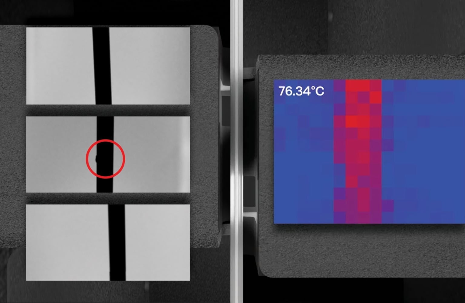 Filament Maker X10 3-axis optical sensor and infrared thermal camera